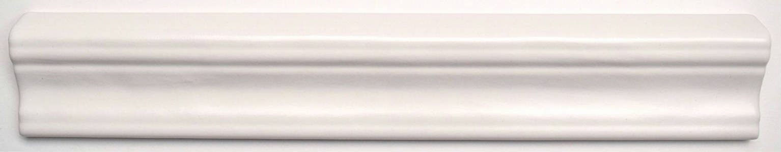 2X12 White Matte Chair Rail