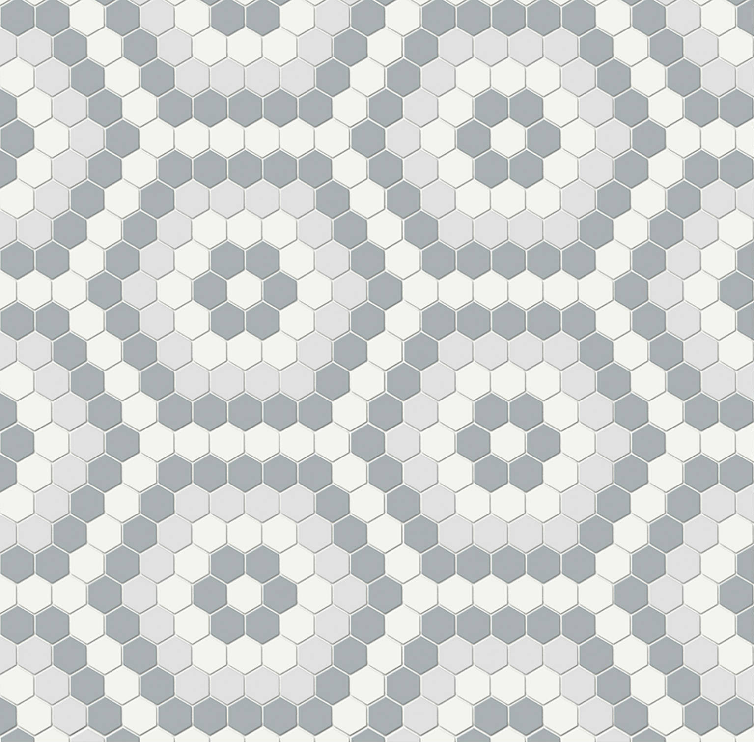 Afternoon Blend Matte Hexagon Pattern Mosaic
