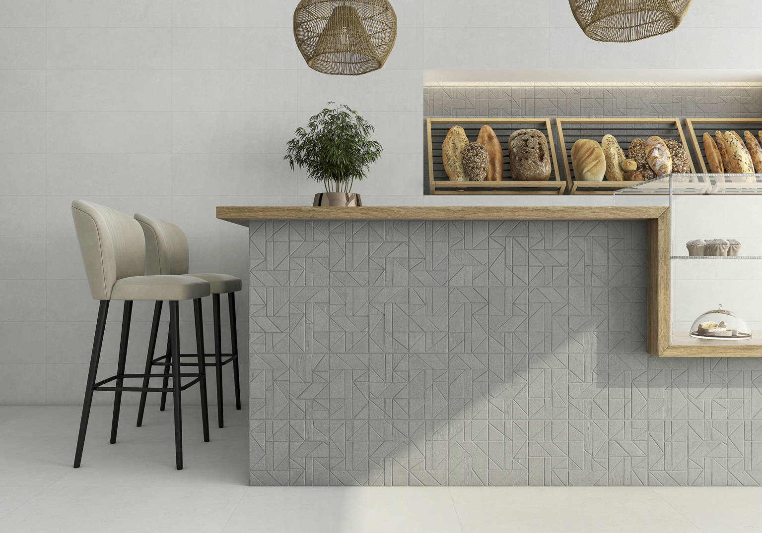 Ashland White 24X48 & 6x24 | Marino Tile NY