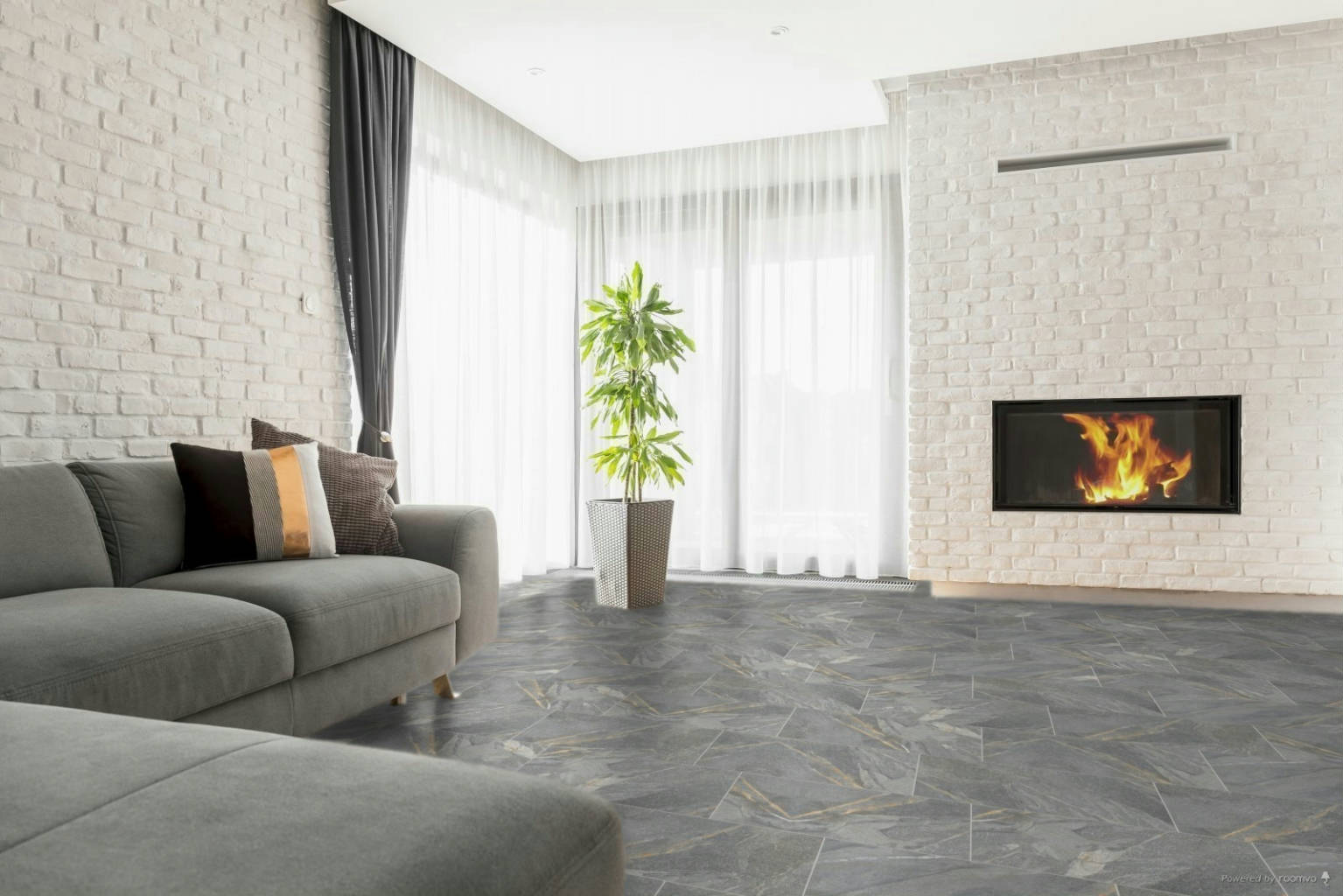 Capri 12x24” Grey 1 | Marino Tile NY