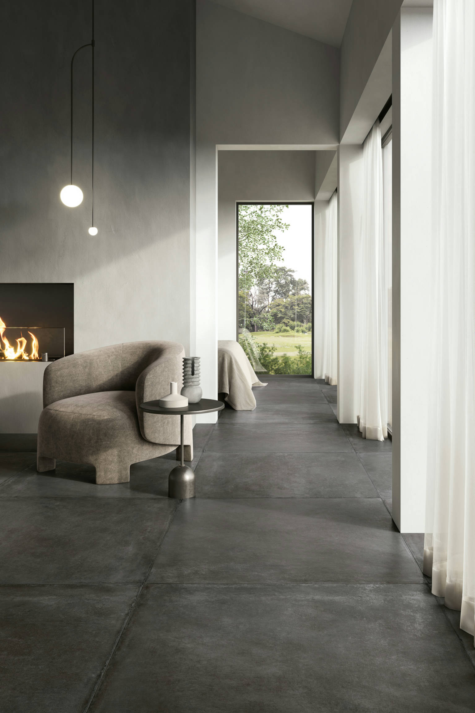 Charleston Palms Steel 40x40 | Marino Tile NY