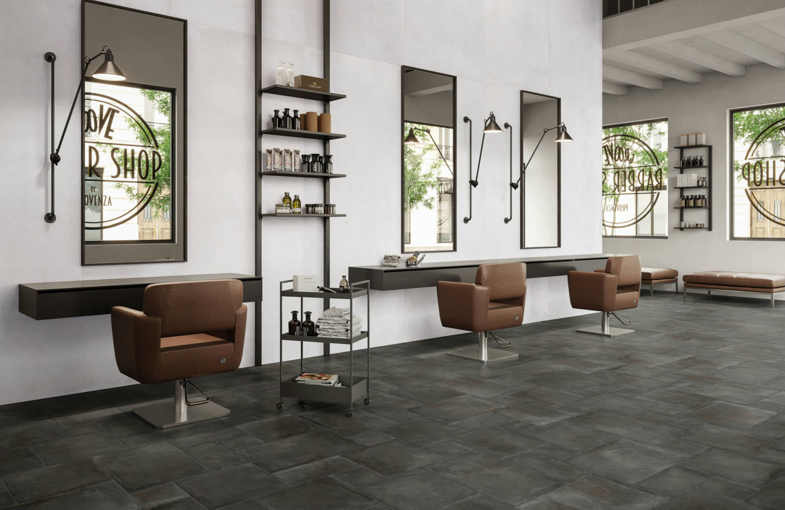 Charleston Palms Steel Modular 3 | Marino Tile NY