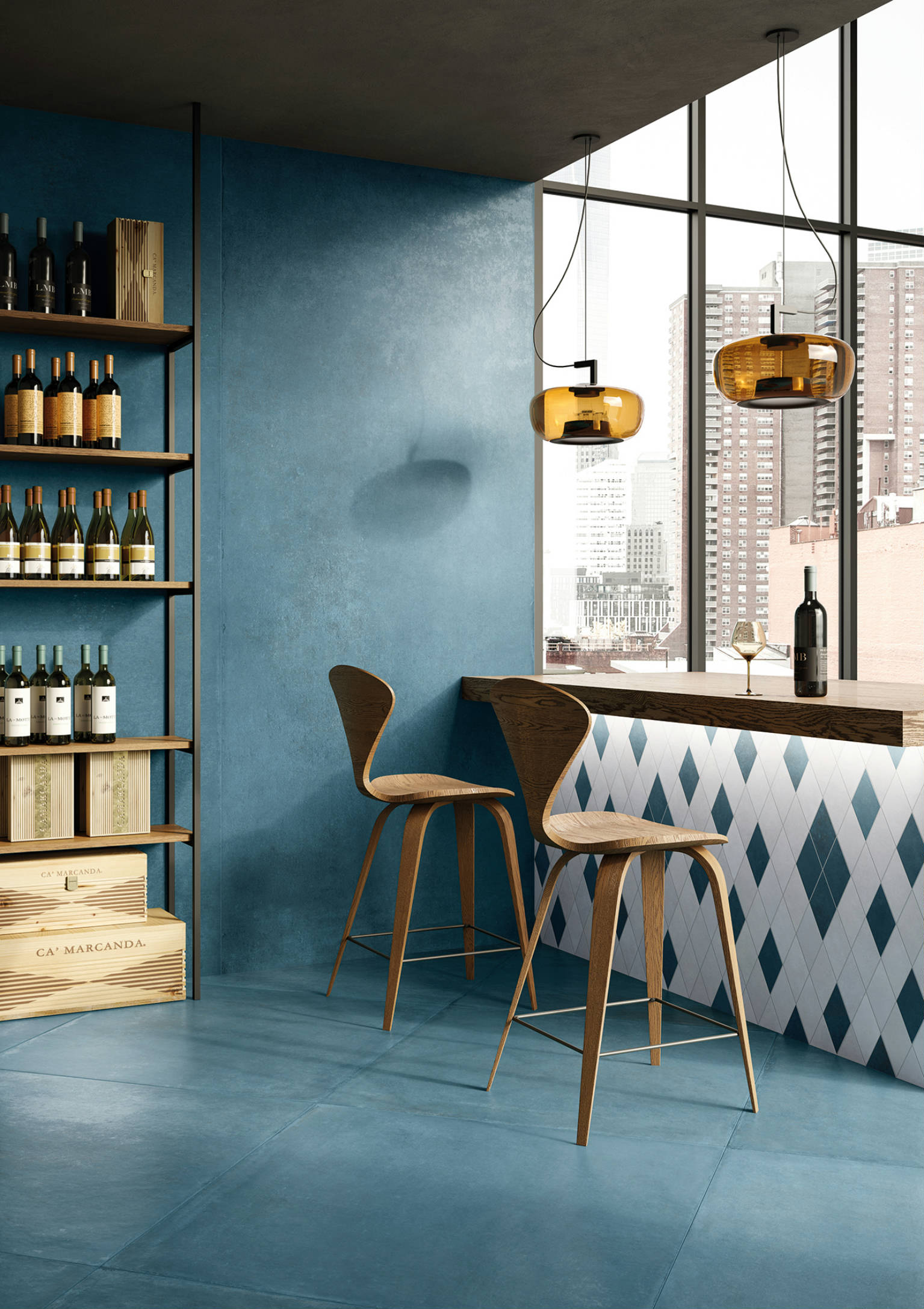Charleston Seabrook Blu 40x40 | Marino Tile NY