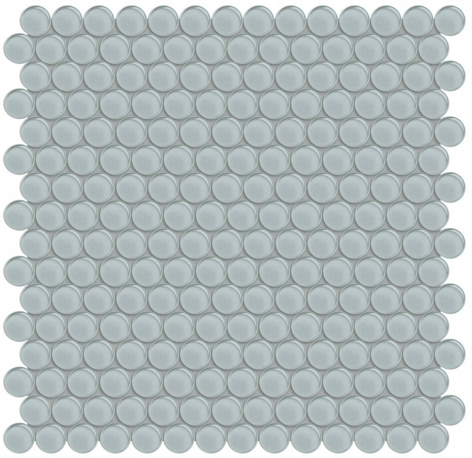 Cloud Penny Round Mosaic