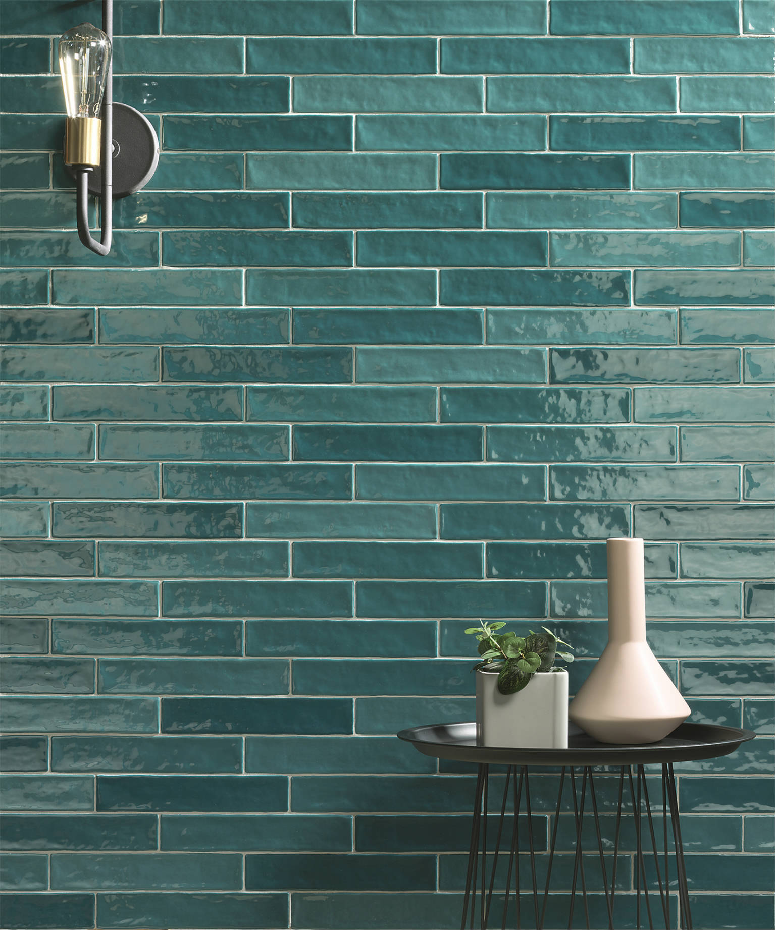 Colours Turquoise Mix 2x10 | Marino Tile NY