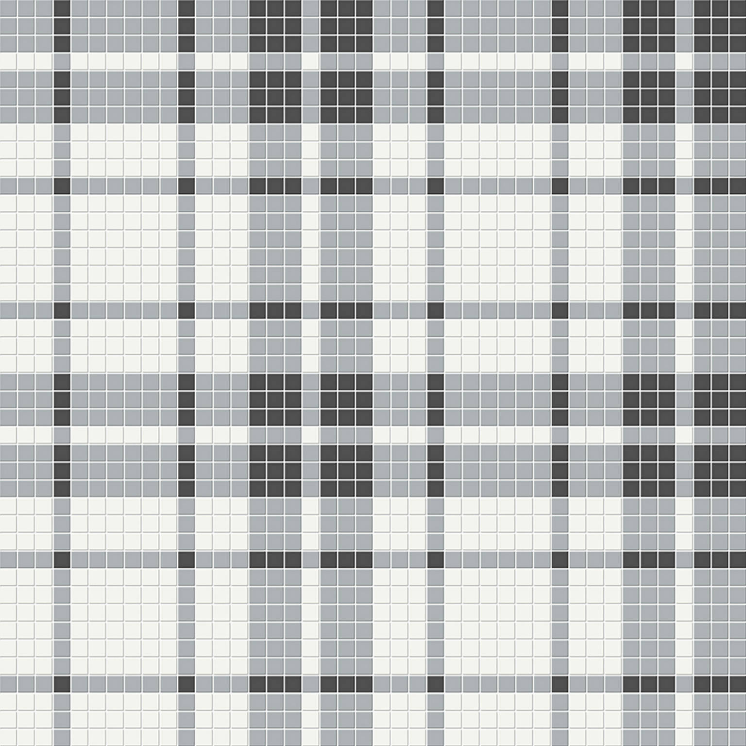 Dawn Blend Matte Plaid Pattern Mosaic