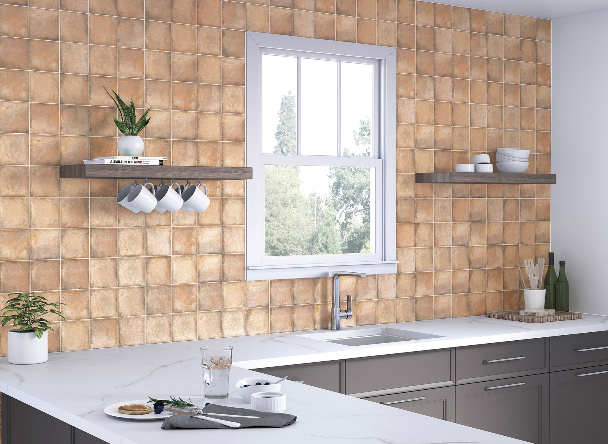 Dominica Dark 5x5 | Marino Tile NY