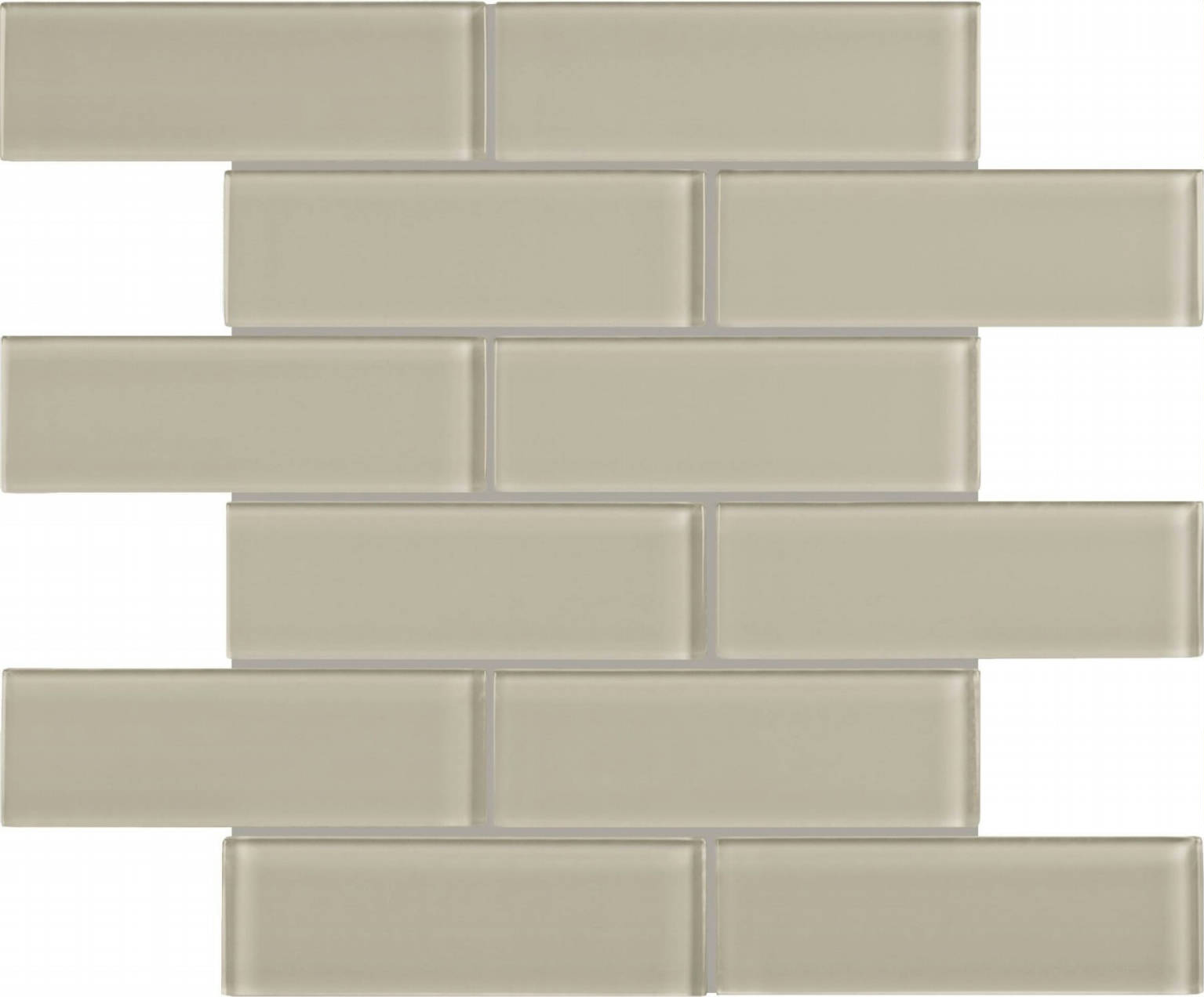 Earth 2X6 Brick Mosaic