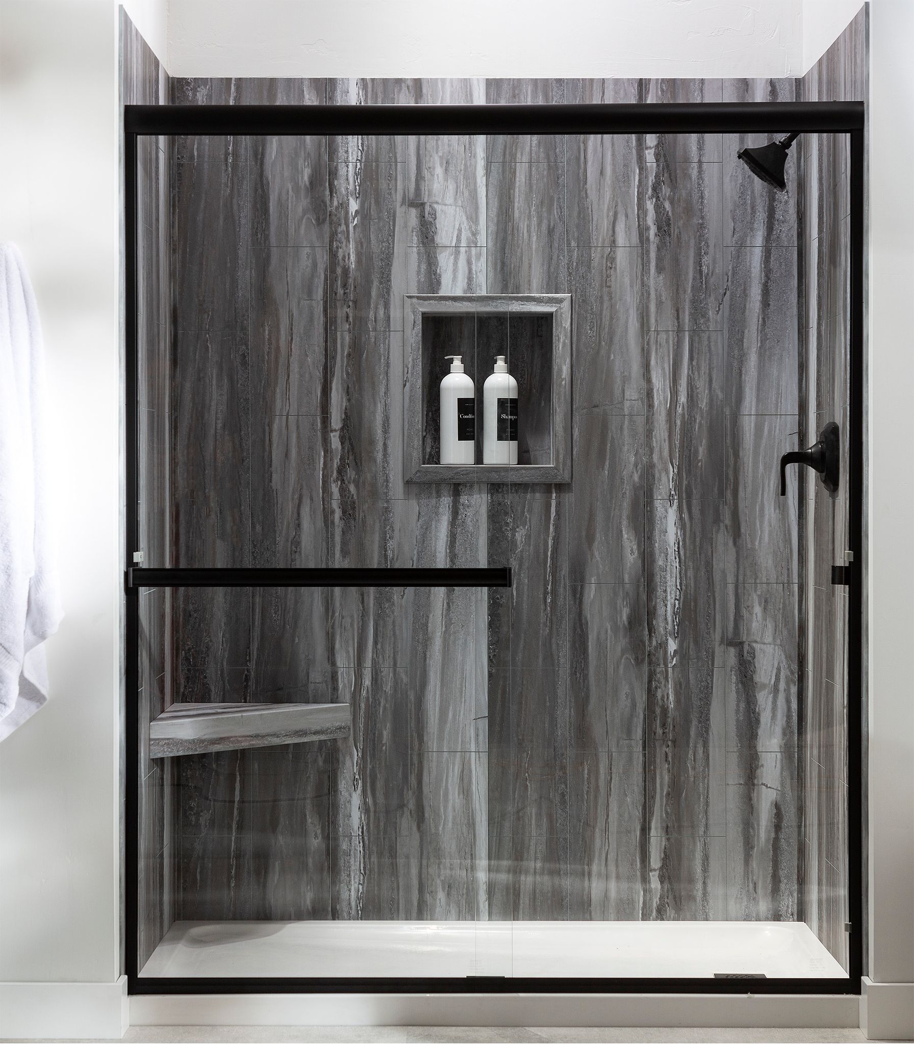 Hermitage Granite Shower Wall Kit 30x60x78 | Marino Tile NY