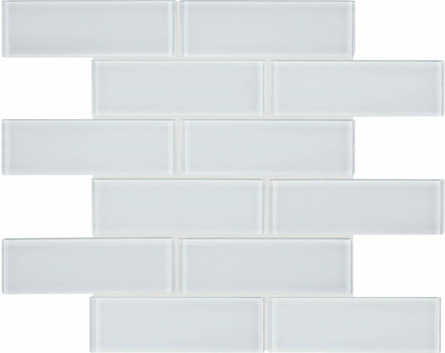 Ice 2X6 Brick Mosaic
