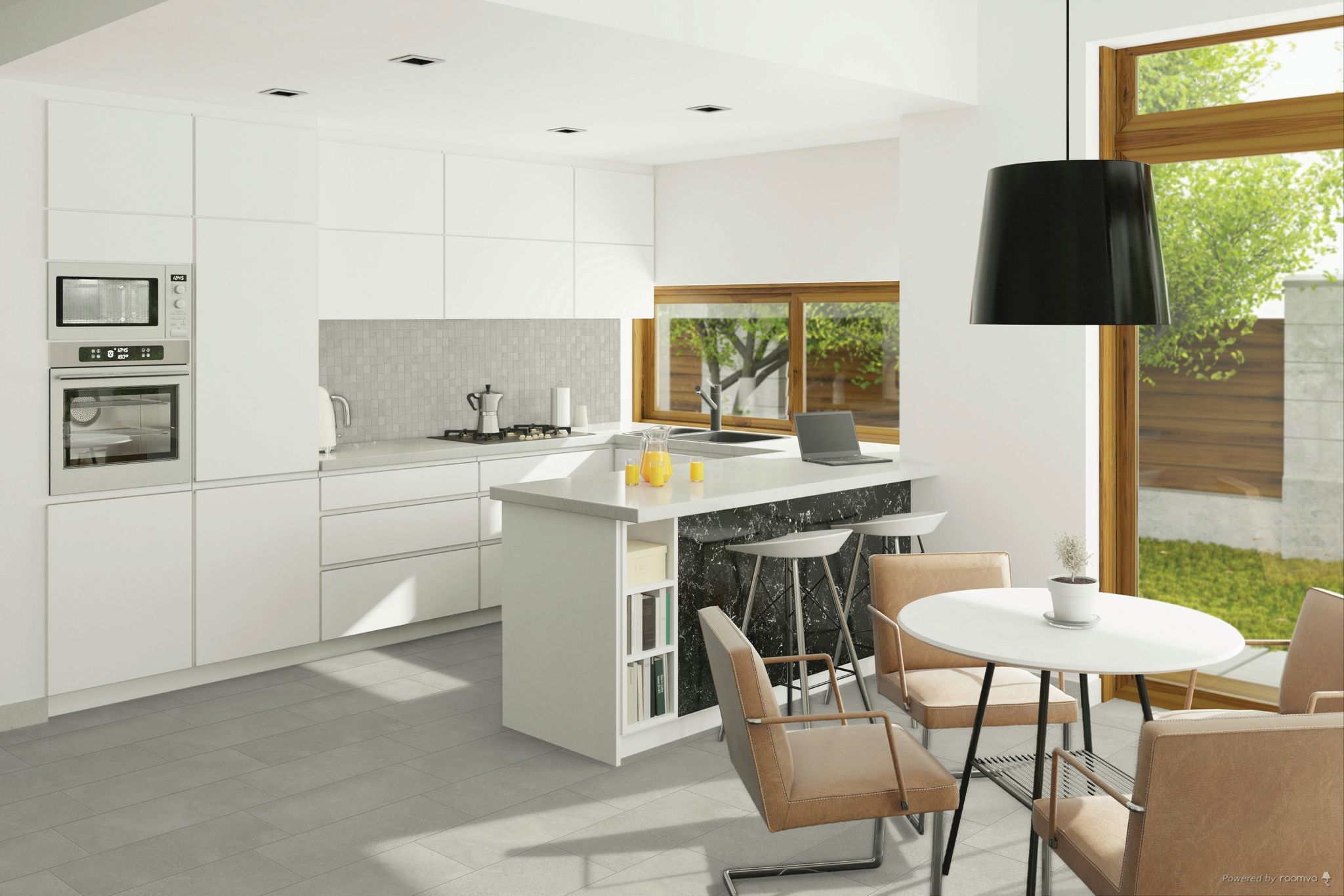 Madison 12x24 and 2x2 Glacier Matte 2 | Marino Tile NY