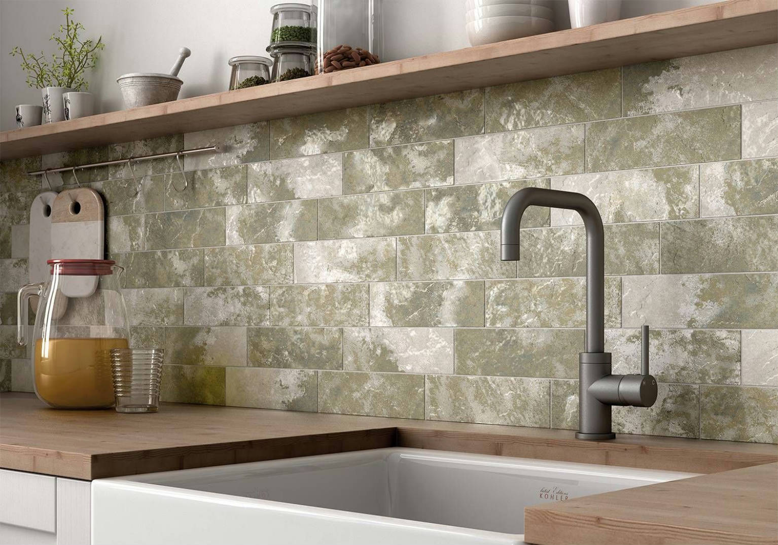 Madrid 3X9 Musgo | Marino Tile NY