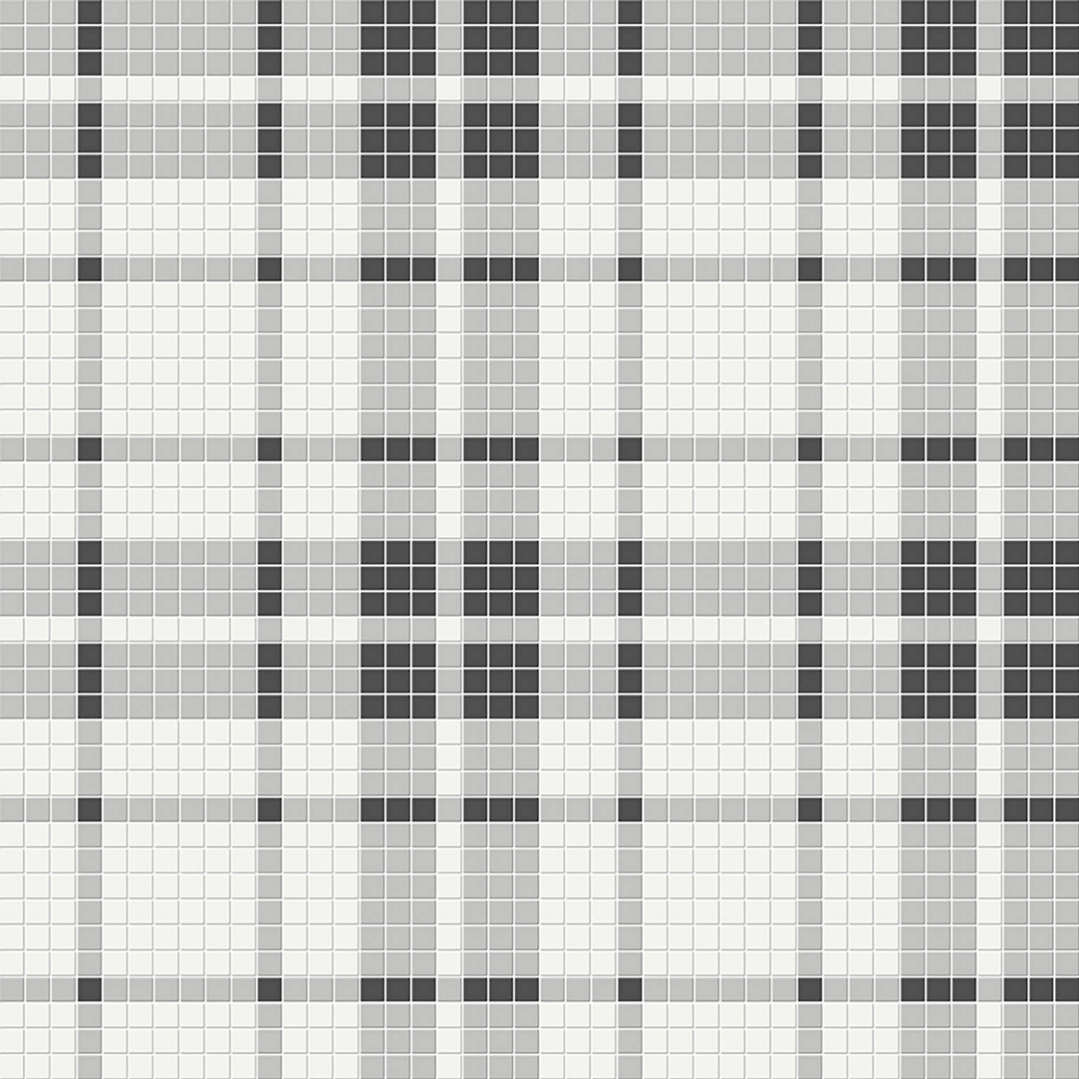 Midnight Blend Matte Plaid Pattern Mosaic
