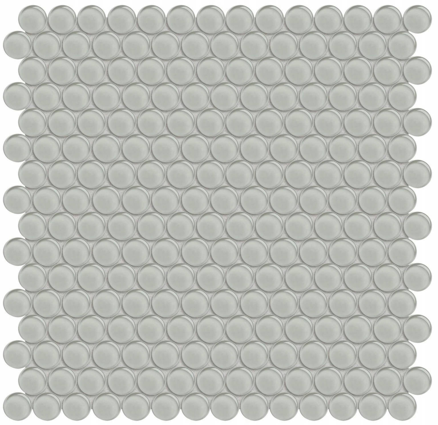 Mist Penny Round Mosaic