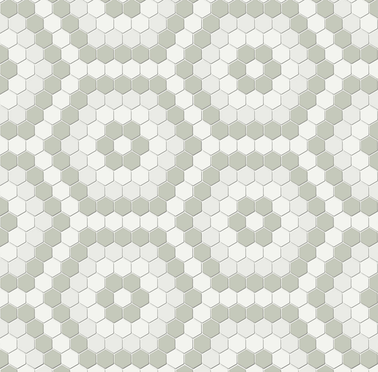 Morning Blend Matte Hexagon Pattern Mosaic