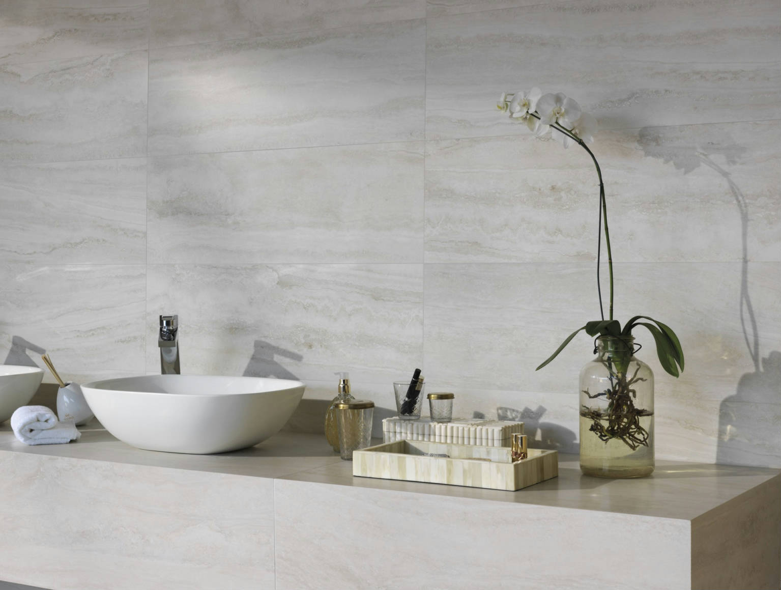 Nevada 12x24" Bianco Navona 2 | Marino Tile NY