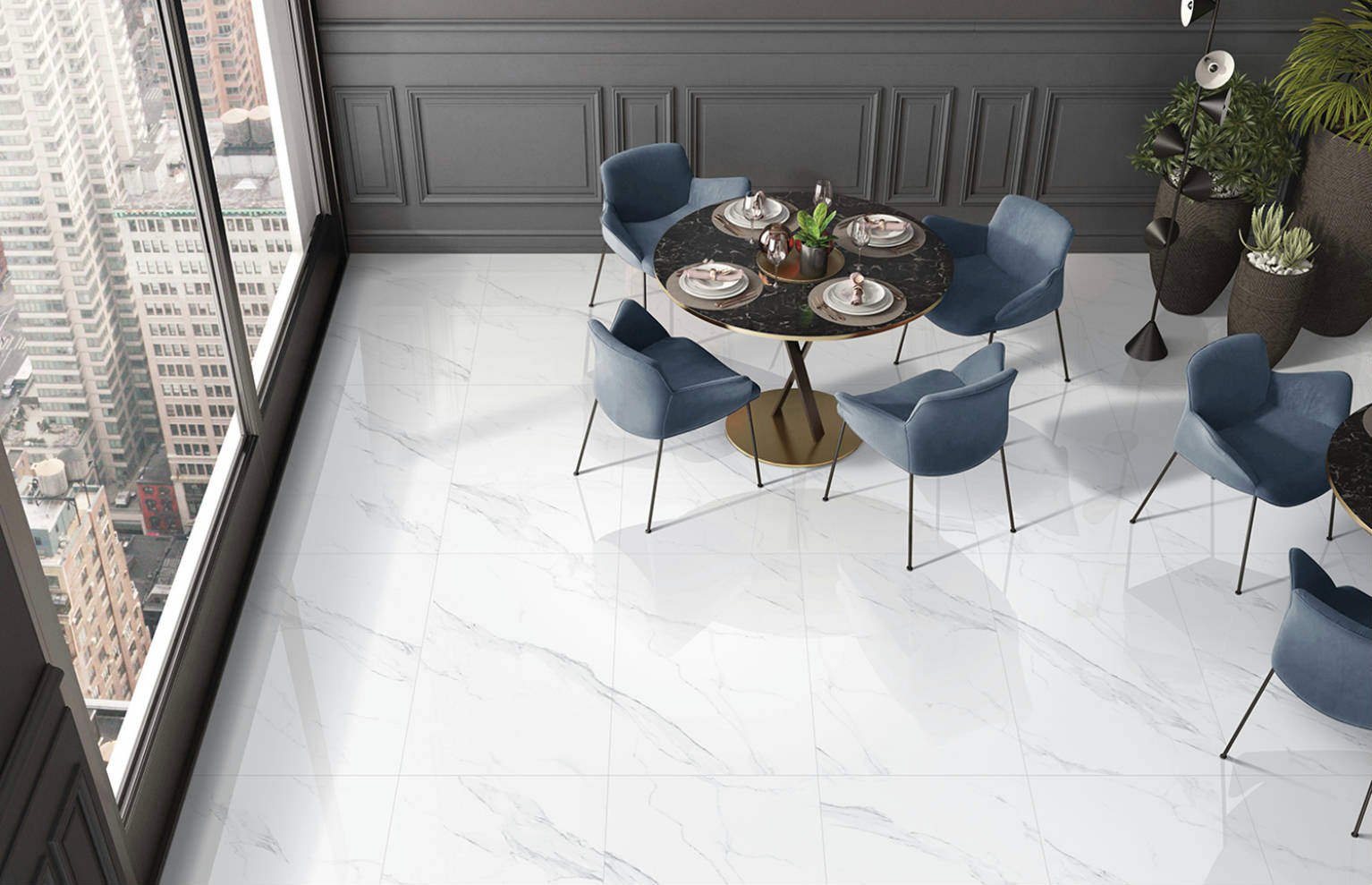 Treasure Statuario 24x48 Polished | Marino Tile NY