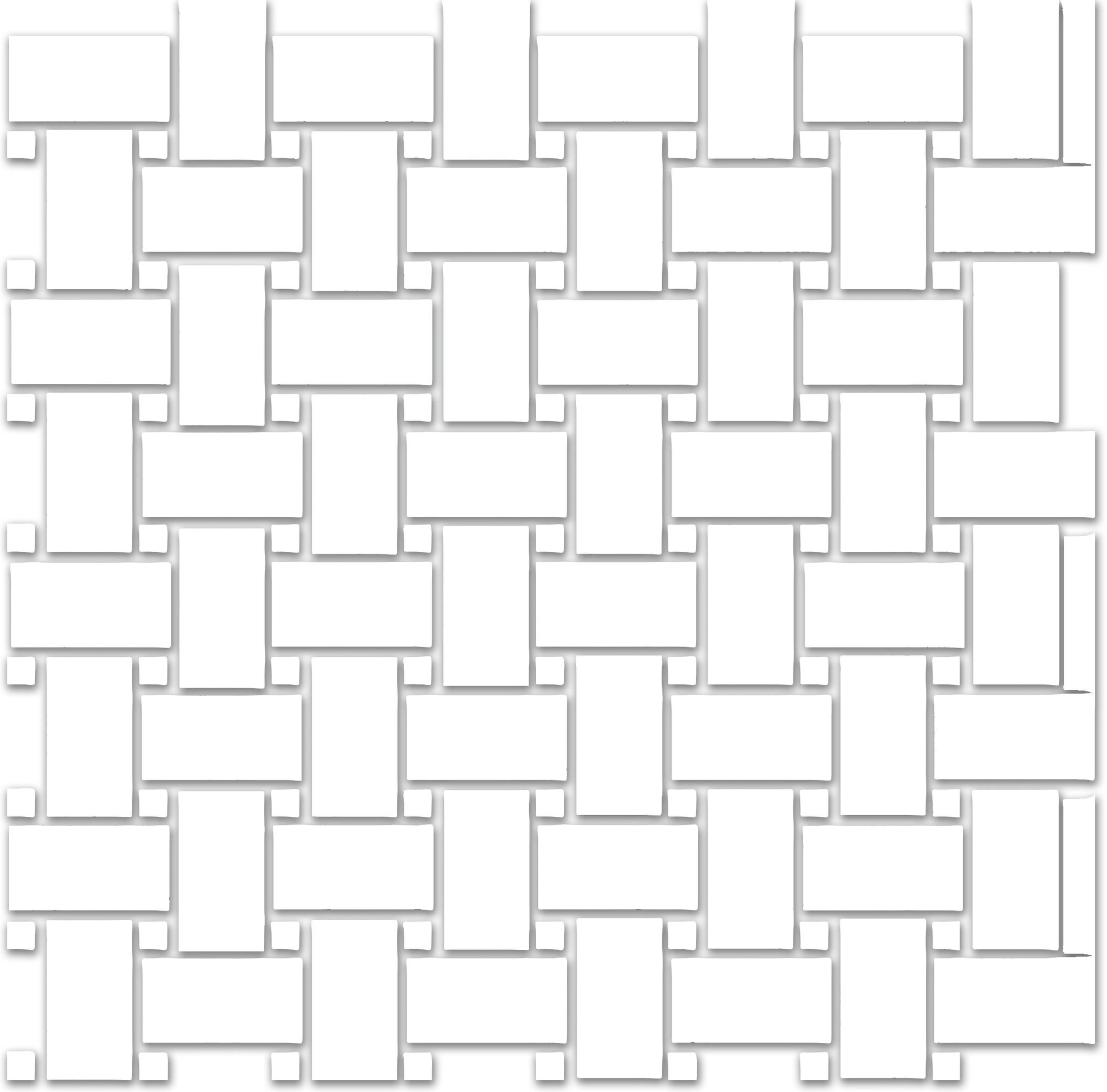 Treasure Ultimate Dolomite Polished Basketweave Mosaic