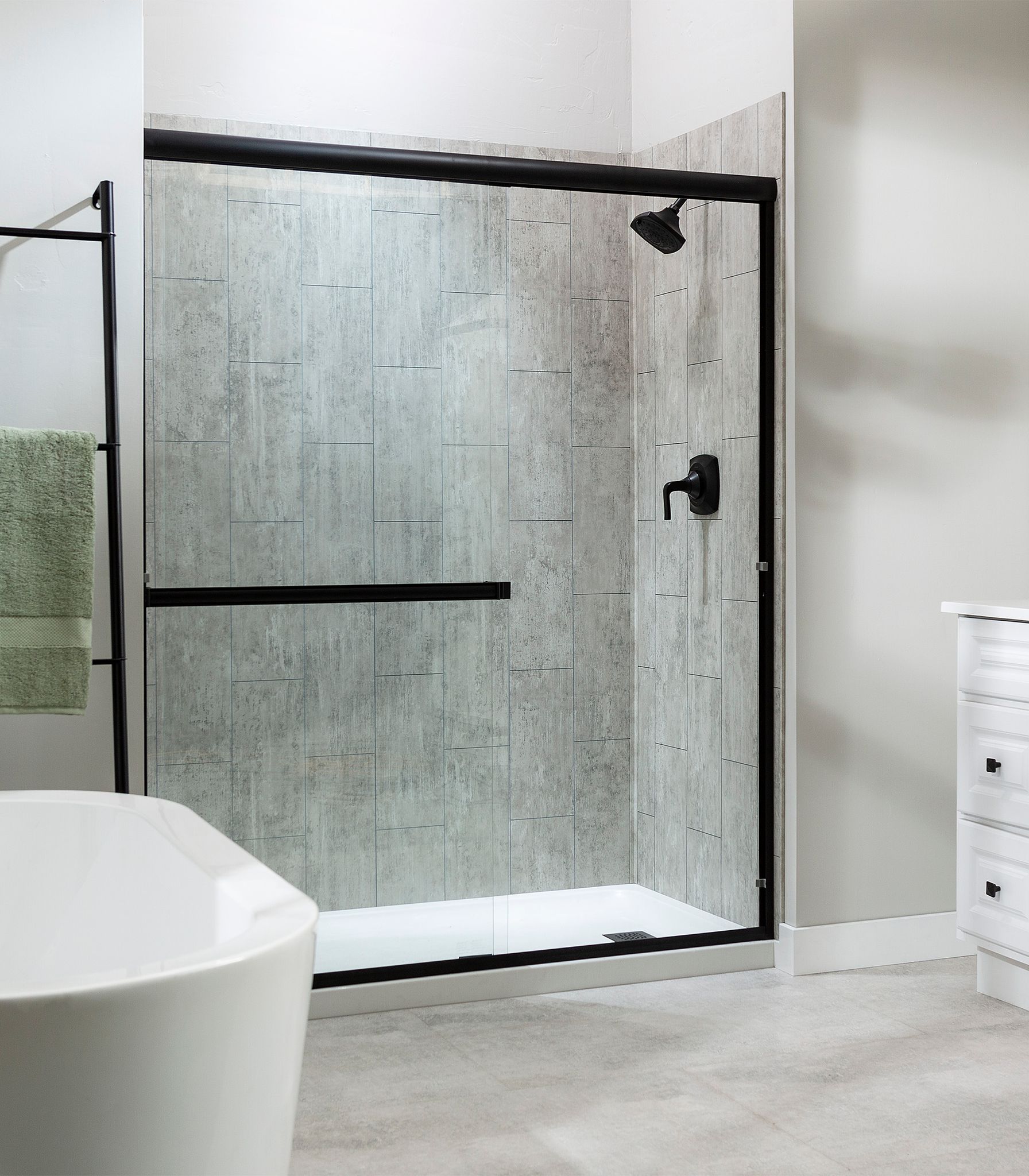 Wind Gust Shower Wall Kit 30x60x78 | Marino Tile NY