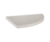 Marmiline Ash 9x9 Corner Shelf | Marino Tile NY