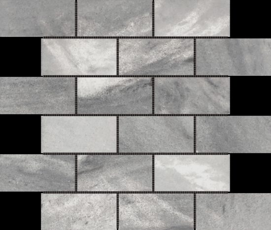 2"x4" Brick Ice Grey Mosaic | Marino Tile NY