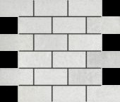 2"x4" Brick White Grey Mosaic | Marino Tile NY