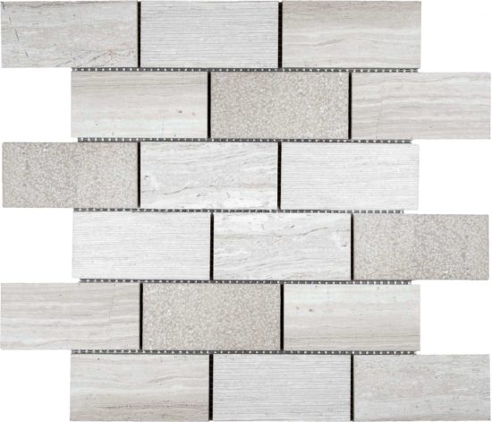 5x10cm Multi Finish Mosaic Limestone | Marino Tile NY
