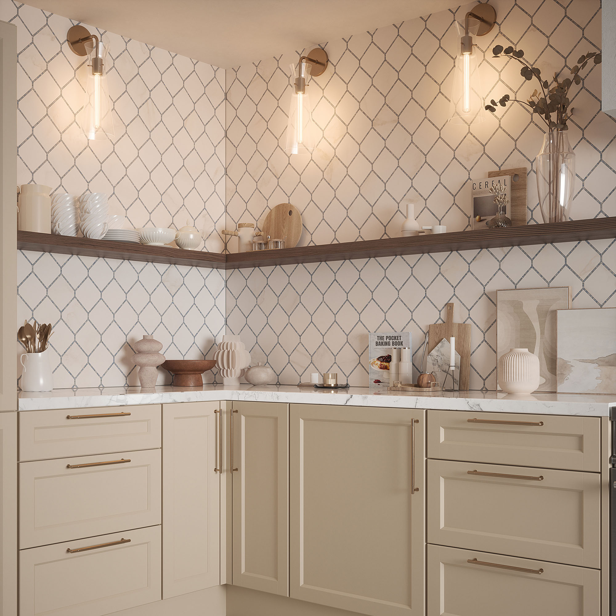 Elm Blue Mosaic 1 | Marino Tile NY