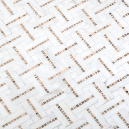 Gazebo Cream Mosaic | Marino Tile NY