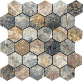 Hexagon Royal Vein Mosaic | Marino Tile NY