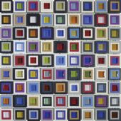 Multicolor Square Mix Glass Resin | Marino Tile NY