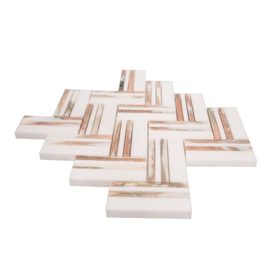 Rosey Weave Mosaic | Marino Tile NY