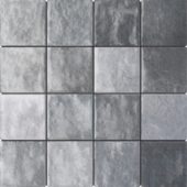 Zellige Glazed Ceramic Grey Mix 3"x3" | Marino Tile NY