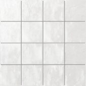Zellige Glazed Ceramic White 3"x3" Mosaic | Marino Tile NY