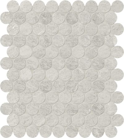 Anciano Grigio 1.25 Penny Round Mosaic