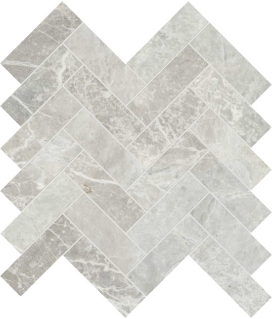 Apollo Argento 1.25x4 Herringbone Mosaic