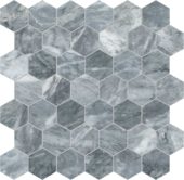 Aqua Intenso 2 Hexagon Mosaic | Marino Tile NY