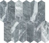 Aqua Intenso 2x6 Picket Mosaic | Marino Tile NY