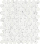 Eterna Bianco 1.25 Polished Penny Round Mosaic | Marino Tile NY