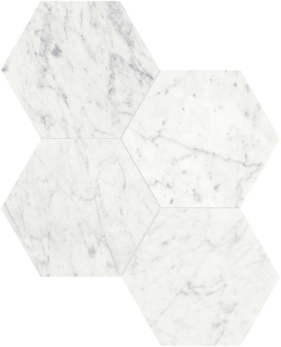 Eterna Bianco 6 Honed Hexagon Mosaic | Marino Tile NY