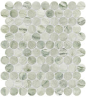 Moscato Argento 1.25 Penny Round Mosaic | Marino Tile NY