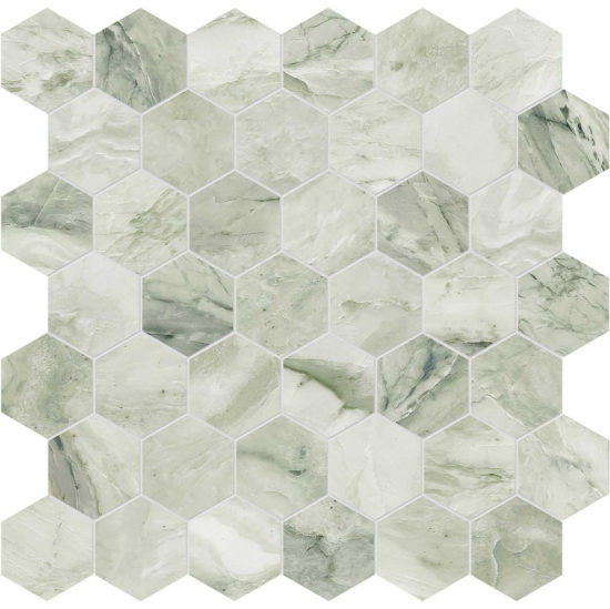 Moscato Argento 2 Hexagon Mosaic