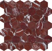 Tuscano Rosso 2 Hexagon Mosaic | Marino Tile NY