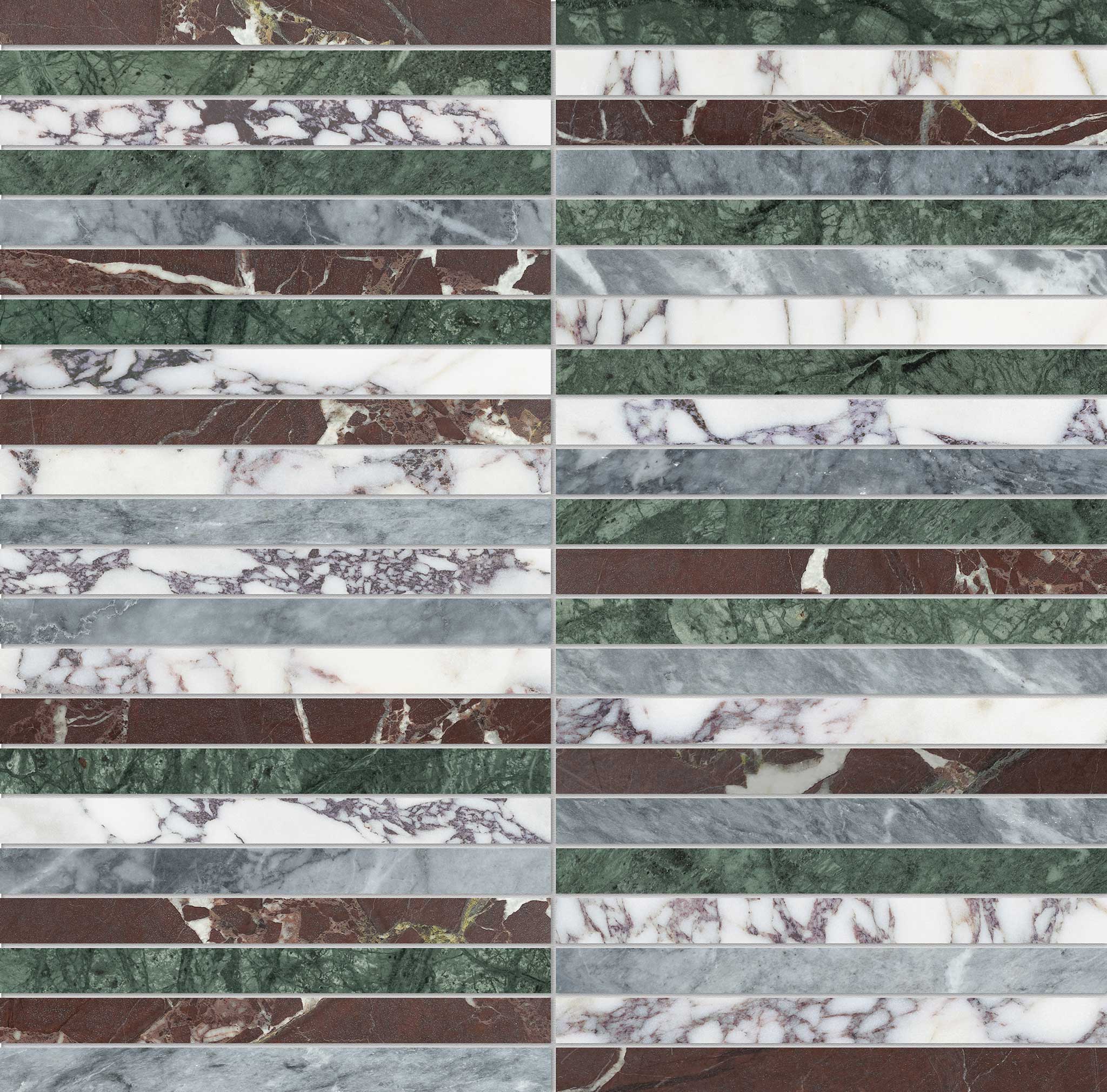 Utopio .5x6 Stacked Tropic Mosaic | Marino Tile NY