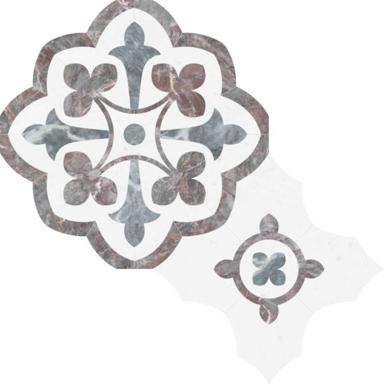 Utopio Fleur Blush Mosaic | Marino Tile NY