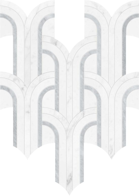 Utopio Florence Dove Stone Mosaic | Marino Tile NY