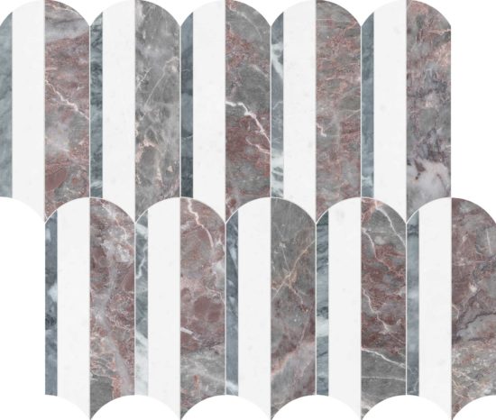 Utopio Hydros Blush Mosaic | Marino Tile NY