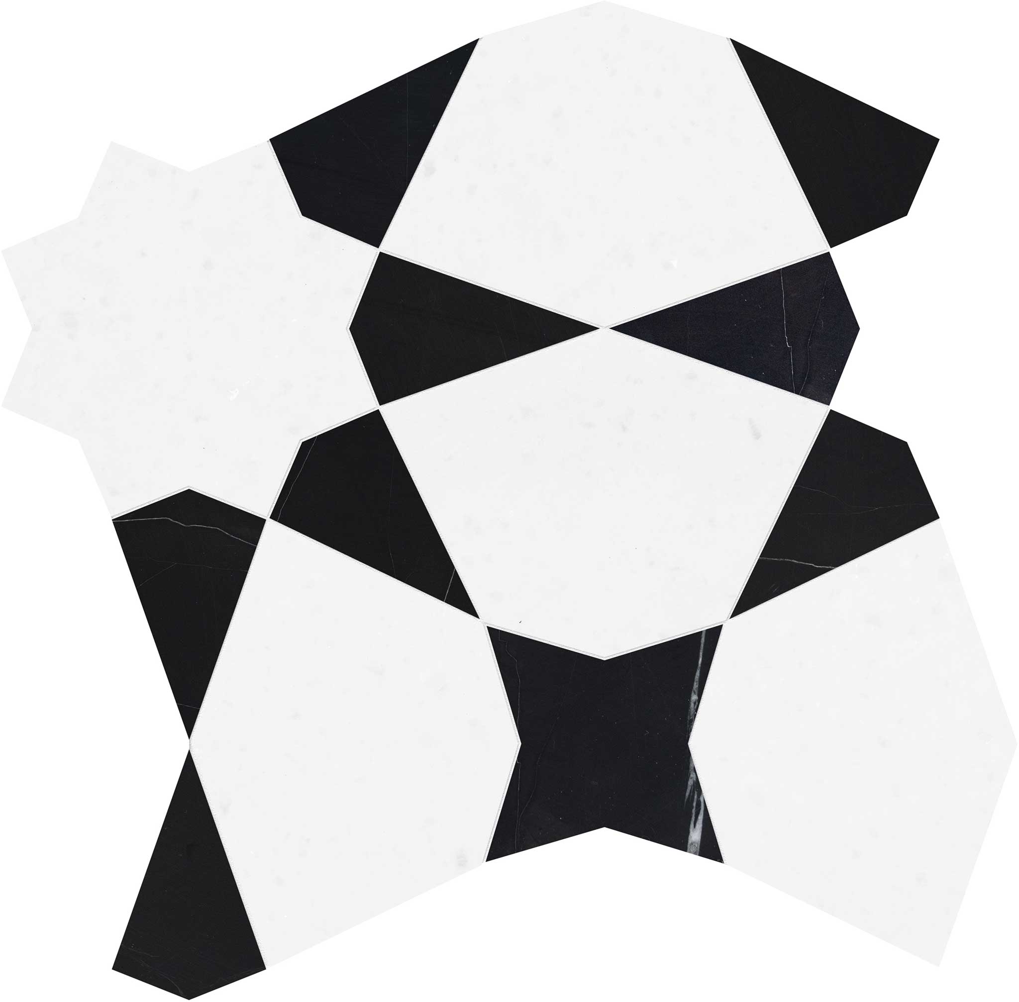 Utopio Stellar Nero Mosaic | Marino Tile NY