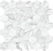 Virtue Bianco 2 Hexagon Mosaic | Marino Tile NY