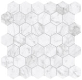 Royal Stoneworks 2" Old World Bianco Hex | Marino Tile NY
